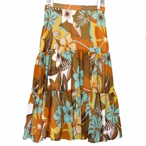 NICOLE MILLER Peasant Chiffon Skirt 6